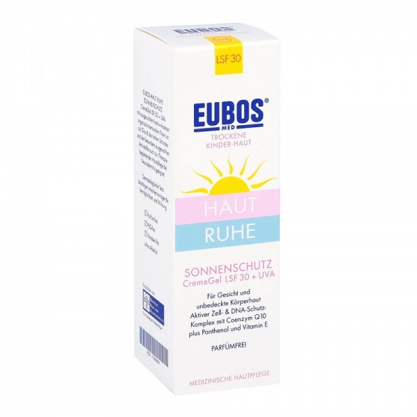Eubos Kinder Haut Ruhe Sonnenschutzcreme LSF 30+UVA 50 ml